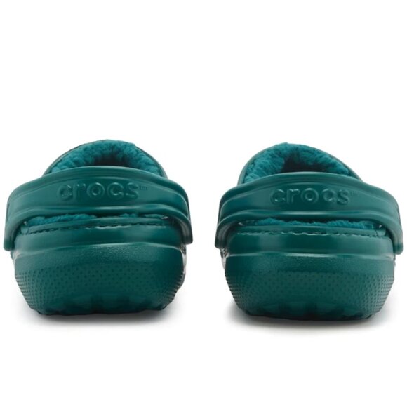 Emerald Crocs Fleece Lined Winter Clog Women's Size 10 Mens Size 8 NWOT - Picture 3 of 7
